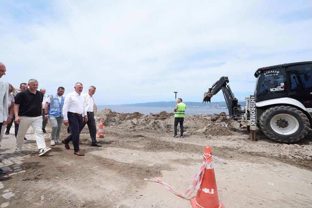Kocaeli sahilleri, Büyükşehir Belediyesi tarafından modernleştirilirken; Değirmendere’deki çalışmalarda sona gelindi.