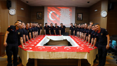 Kocaeli Büyükşehir Belediyesi İtfaiye Dairesi Başkanlığı bünyesine katılan 94 itfaiye