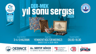 Derince Belediyesi Mesleki Eğitim Kursları’nda hazırlanan el emeği göz nuru