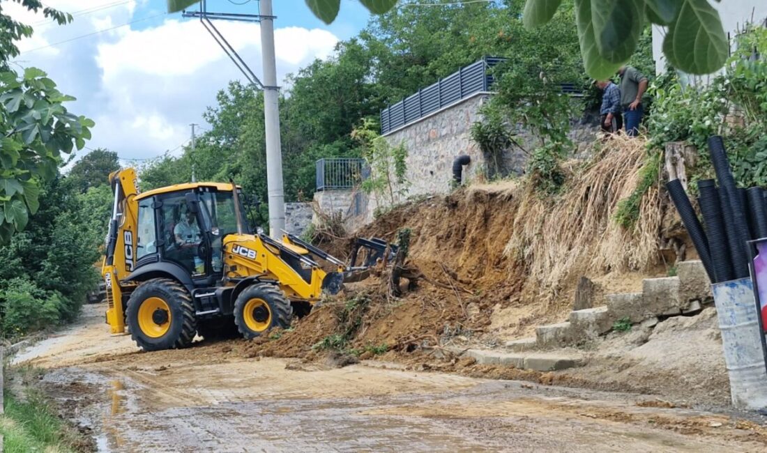 İzmit Belediyesi Fen İşleri Müdürlüğü, Akmeşe Cumhuriyet Mahallesinde güvenliği artırmak