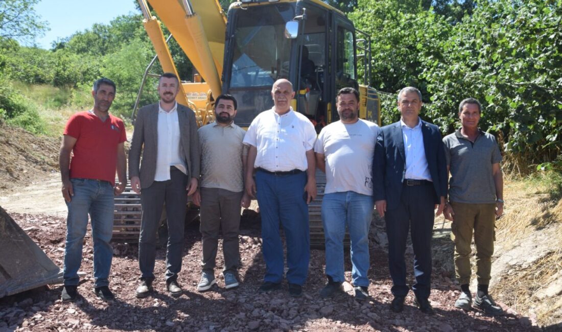 İzmit Belediyesi Fen İşleri Müdürlüğü ekipleri, Akmeşe’de güvenli ve konforlu