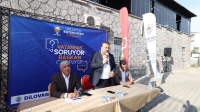 AK Parti Dilovası İlçe Başkanlığı tarafından düzenlenen “Vatandaş Soruyor, Başkan