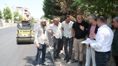 Çayırova Belediye Başkanı Bünyamin Çiftçi, Özgürlük Mahallesi’nde yapımı devam eden