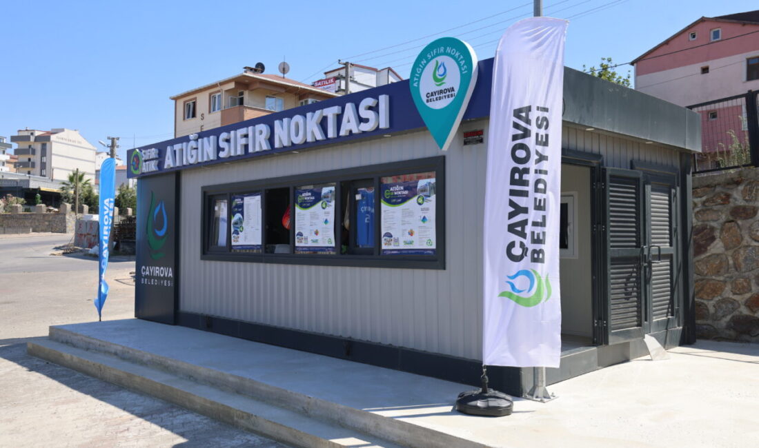 Çayırova Belediyesi’nin geçtiğimiz yıl hizmete açtığı ‘Atığın Sıfır Noktası’ geri