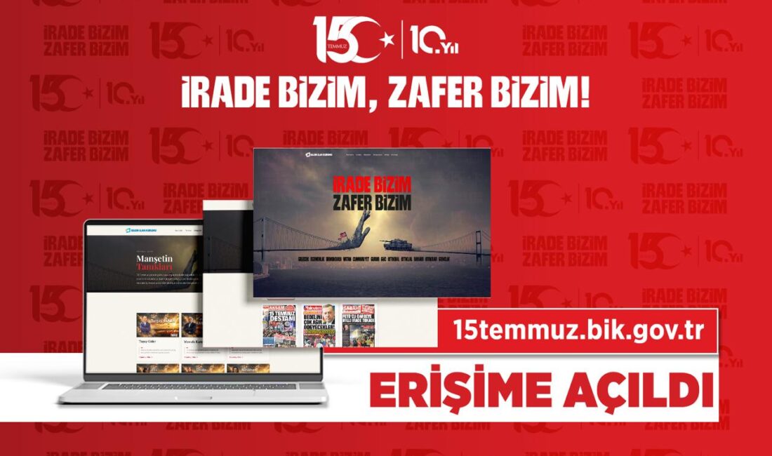 Basın İlan Kurumu'nun hayata geçirdiği dijital portalda, 15 Temmuz gecesi