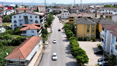 Kocaeli Büyükşehir Belediyesi, Gölcük Çiftlik Mahallesi’nde altyapısı yenilenen bölgede başlattığı