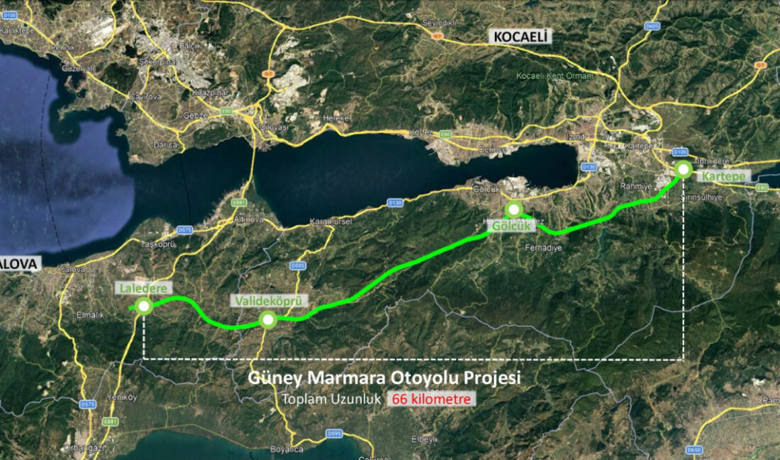 Kocaeli’nin ulaşım altyapısını güçlendirecek dev yatırımlardan biri olan ve kamuoyunda