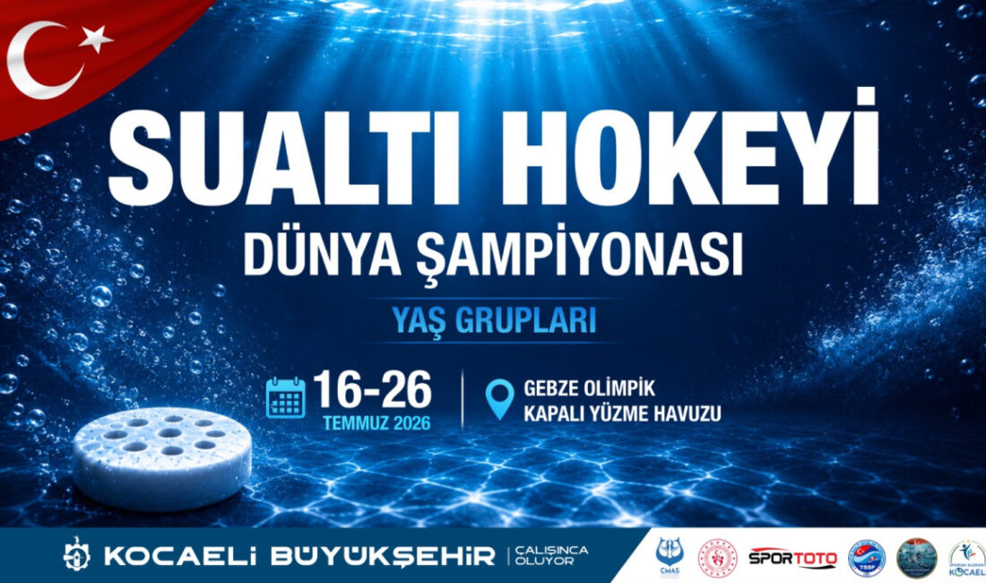 Kocaeli Büyükşehir Belediyesi’nin ev sahipliğinde düzenlenen Sualtı Hokeyi Dünya Şampiyonası’nda