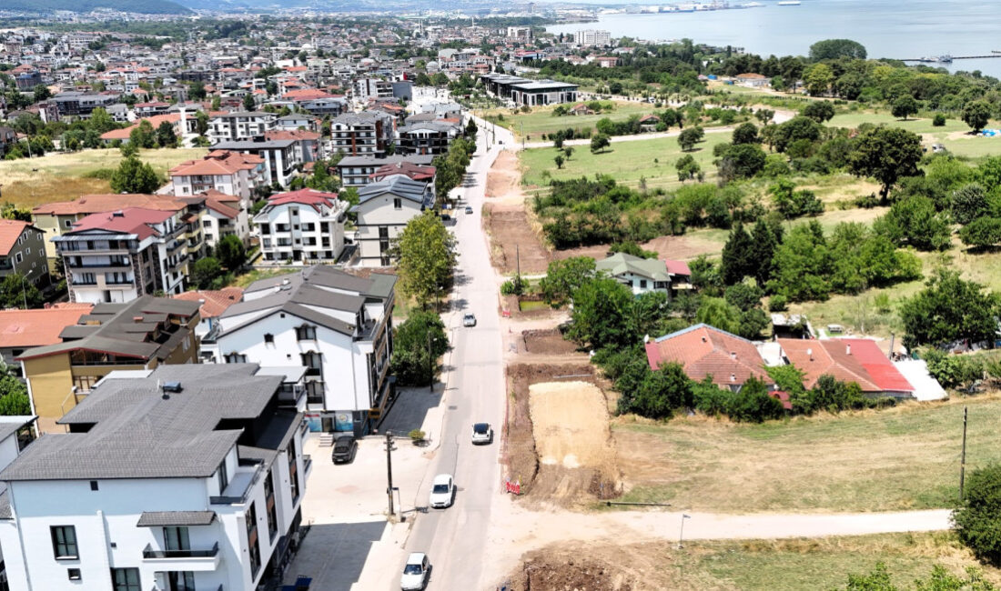 Kocaeli Büyükşehir Belediyesi, Başiskele’de D-130 Karayolu’na alternatif ulaşım güzergâhı oluşturacak