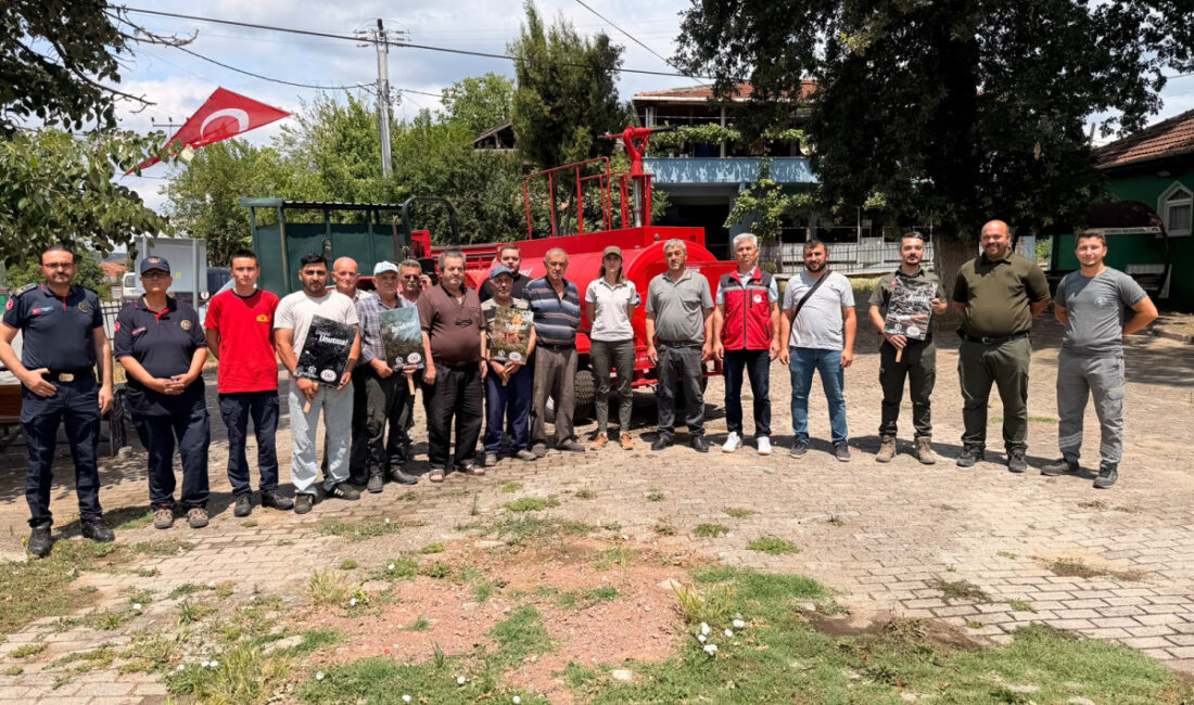 Kocaeli Büyükşehir Belediyesi, kırsal mahallelerde yangınlara karşı hem bilinci artırıyor