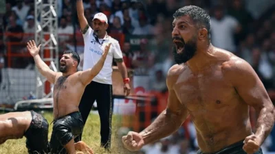 665. Tarihi Kırkpınar Yağlı Güreşleri'nde nefes kesen final mücadelesinde Feyzullah