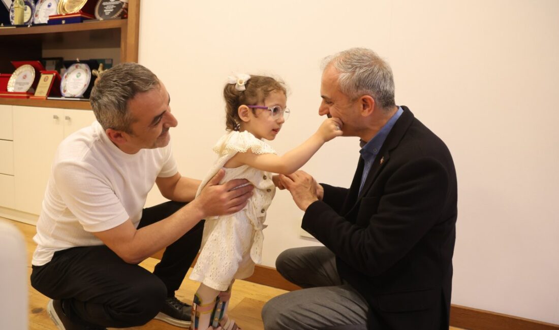 Çayırova’da ikamet eden ve serebral palsi tanısı konulan 3 yaşındaki