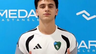 Kocaelispor'un genç transferi Haydar Karataş, sağlık kontrolünden geçti
