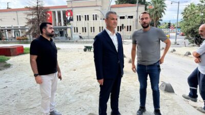 Saha mesaisine devam eden İzmit Belediyesi Başkan Vekili Lütfü Obuz,