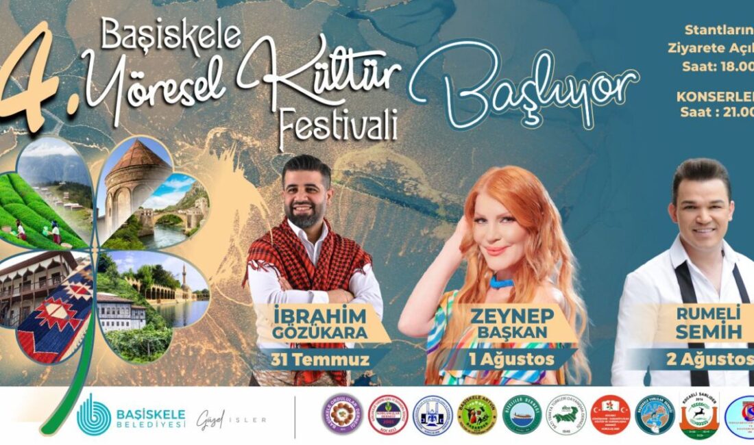 Başiskele Belediyesi tarafından bu yıl dördüncüsü düzenlenecek Yöresel Kültür Festivali,