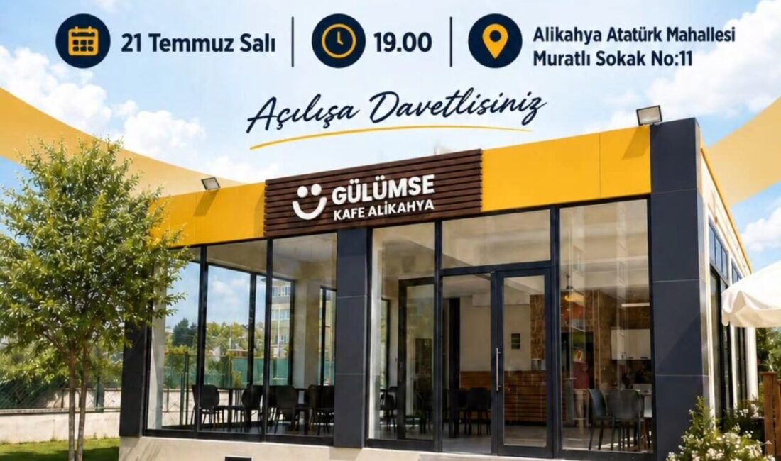 İzmit Belediyesinin Alikahya’da hayata geçirdiği Gülümse Kafe, 21 Temmuz Salı