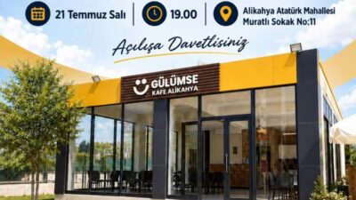 İzmit Belediyesinin Alikahya’da hayata geçirdiği Gülümse Kafe, 21 Temmuz Salı