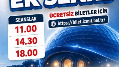 Yoğun ilgi gören İzmit Uzay ve Teknoloji Deneyim Merkezi’nde hafta