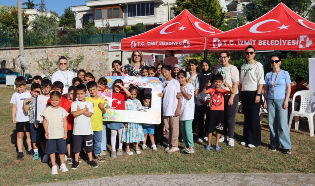 İzmit Belediyesi Kreş Müdürlüğü tarafından çocukların yaz tatilini hareketli ve