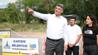 Kartepe Belediyesi, ilçe genelinde ulaşım konforunu artırmak amacıyla asfalt, kaldırım