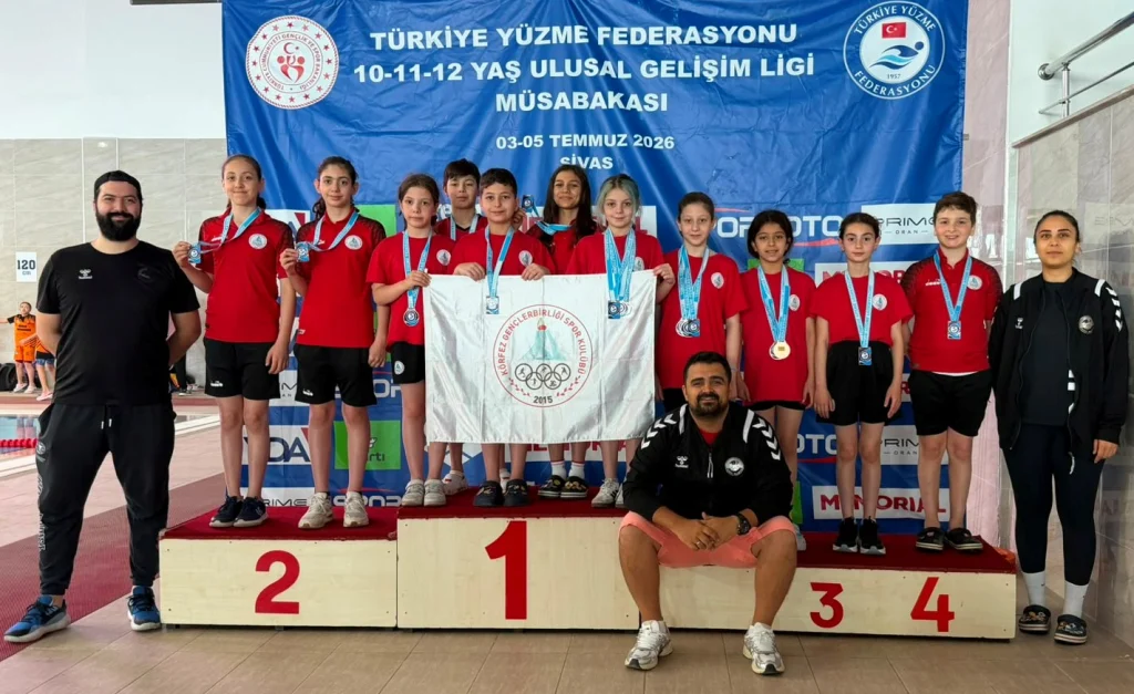 Körfez Gençlerbirliği sporcuları, Sivas'ta düzenlenen 10-11-12 Yaş Ulusal Gelişim Ligi
