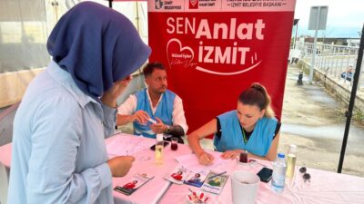İzmit Belediyesi Çınar Halk Masa ekipleri “Sen Anlat İzmit” programı