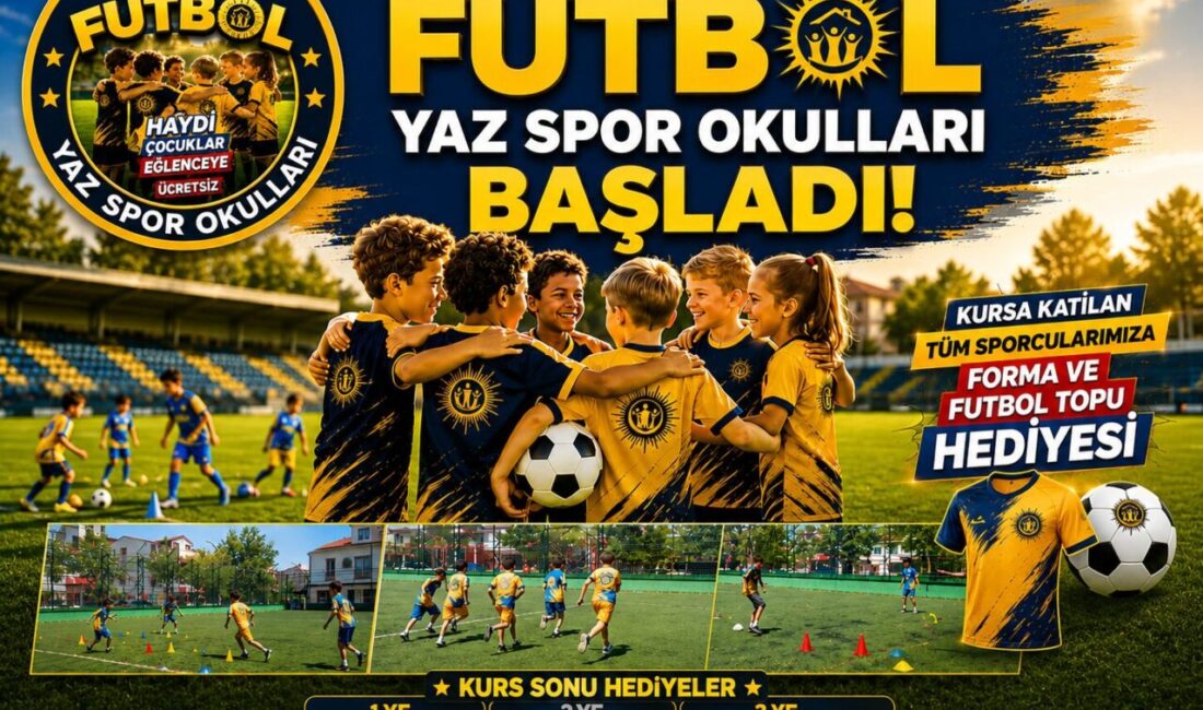 Derince’de çocukların yaz tatilini sporla değerlendirmesi amacıyla bu yıl ilk