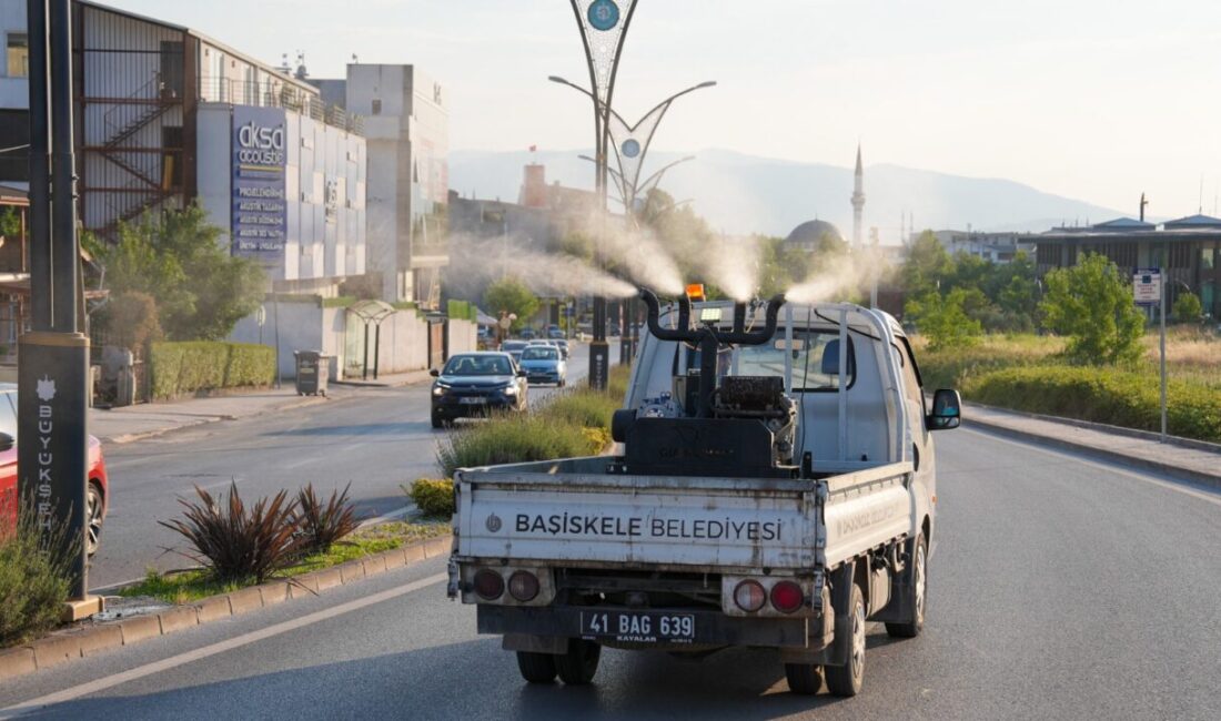 Başiskele Belediyesi ekipleri, yaz mevsimiyle birlikte artış gösteren sivrisinek, karasinek