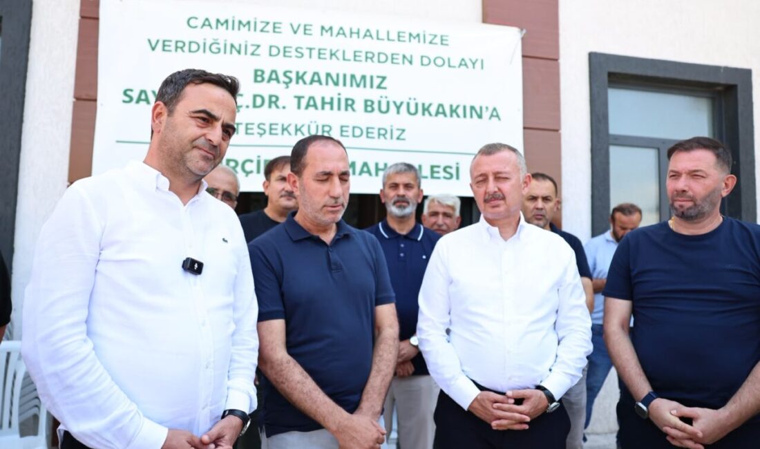 Başiskele’nin Vezirçiftliği Mahallesi’nde yapımı son aşamaya gelen Gazze Şehitleri Camii,
