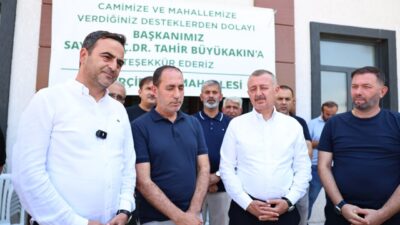 Başiskele’nin Vezirçiftliği Mahallesi’nde yapımı son aşamaya gelen Gazze Şehitleri Camii,