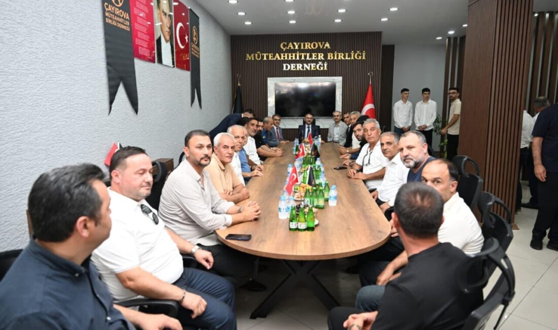 Kocaeli Valisi İlhami Aktaş, Çayırova programı kapsamında Çayırova Müteahhitler Birliği