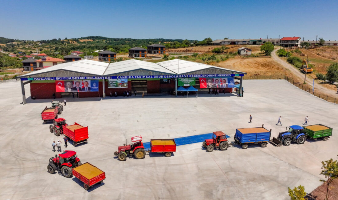 Kocaeli Büyükşehir Belediyesi tarafından geçen ay hizmete açılan Kandıra Tarımsal