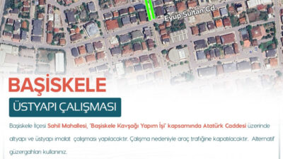 Kocaeli Büyükşehir Belediyesi tarafından yürütülen “Başiskele Kavşağı Yapım İşi” hız