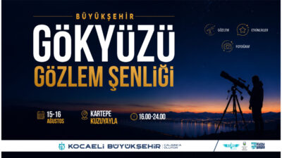 Büyükşehir Belediyesi bünyesinde faaliyet gösteren Kocaeli Bilim Merkezi, yıldızlara en