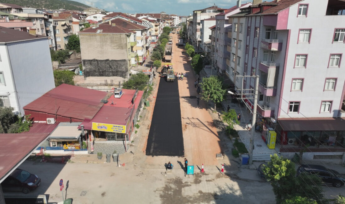 Kocaeli Büyükşehir Belediyesi, Körfez ilçesi Atalar Mahallesi’nde altyapı çalışmaları nedeniyle