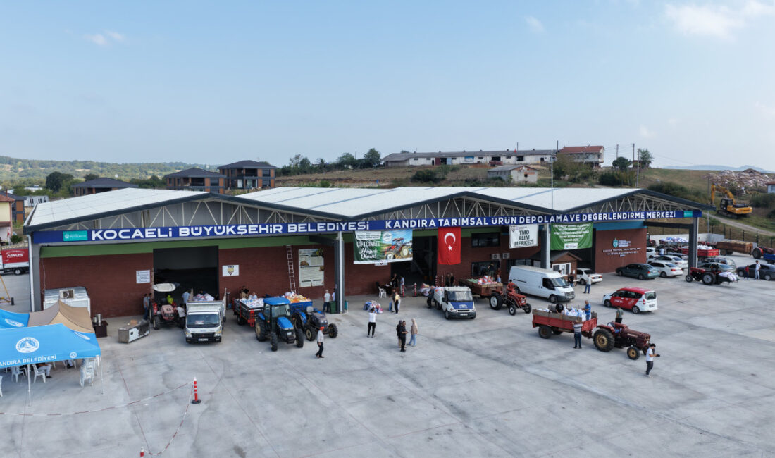 Kocaeli Büyükşehir Belediyesi tarafından Kandıra’ya kazandırılan “Tarımsal Ürün Depolama ve