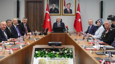 TBMM Başkanı Numan Kurtulmuş ve İçişleri Bakanı Mustafa Çiftçi başkanlığında,