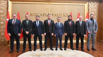 Suriye Hama Valisi Abdurrahman Es-Seheyen, beraberindeki heyetle birlikte Kocaeli Valisi