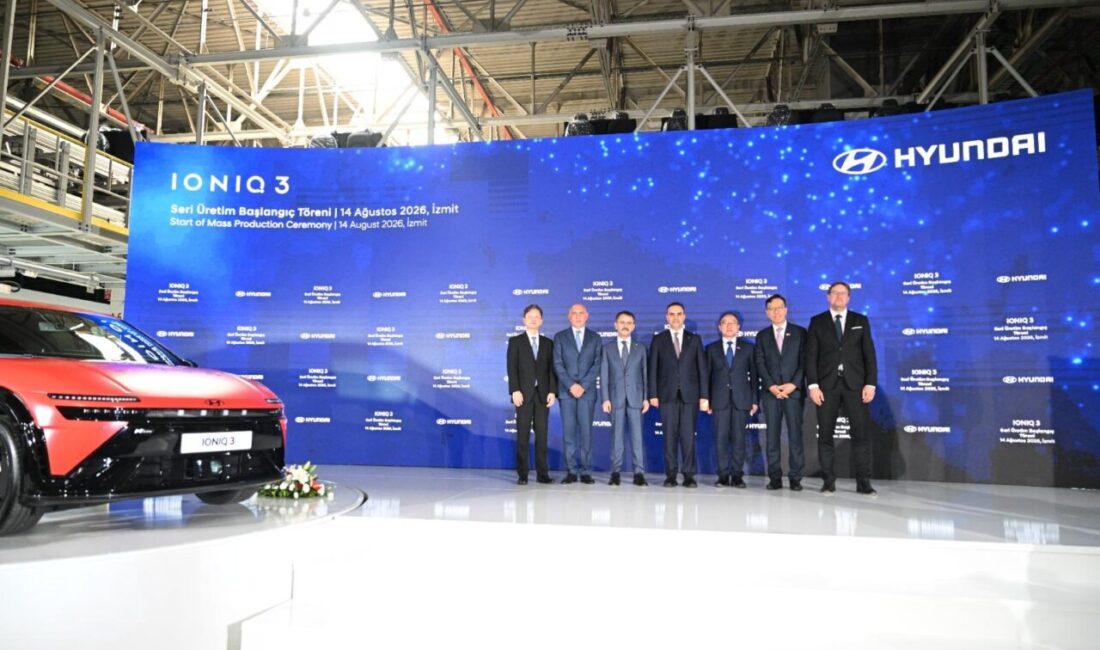 Hyundai’nin Avrupa pazarı için geliştirdiği yeni modeli IONIQ 3’ün seri