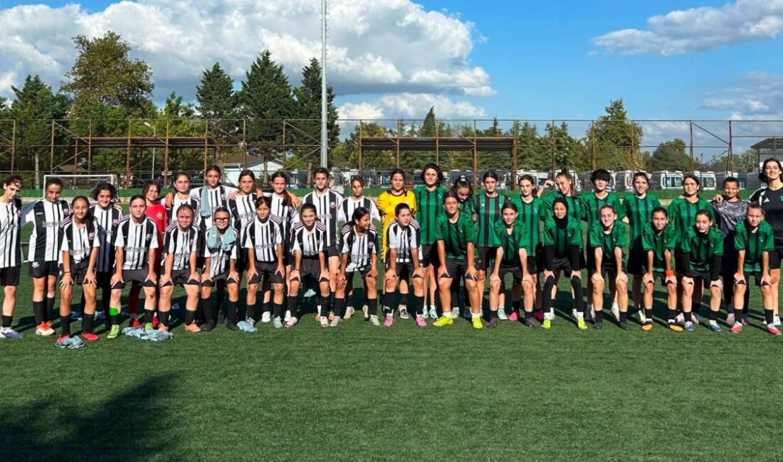 Kocaelispor U-15 Kadın Futbol Takımı, hafta içinde İzmit’te 7-2 mağlup