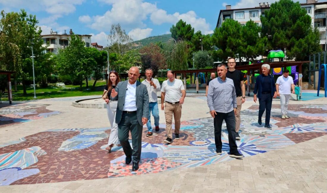 Körfez Belediye Başkanı Şener Söğüt, altyapısı tamamlanan, havai elektrik hatlarının