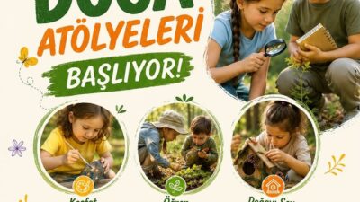İzmit Belediyesi, 3-11 Ağustos tarihleri arasında Ekopark’ta düzenleyeceği Doğa Atölyeleri
