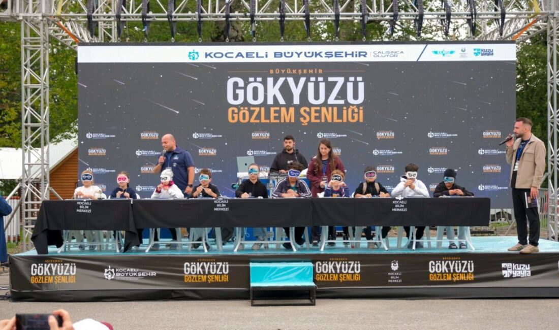 Gökyüzü tutkunlarını Kuzuyayla’da buluşturan Kocaeli Büyükşehir Belediyesi birbirinden renkli etkinliklerle