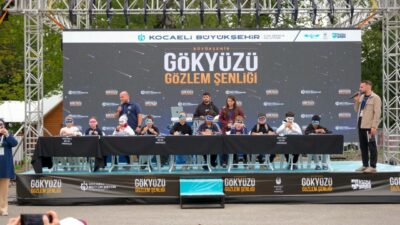 Gökyüzü tutkunlarını Kuzuyayla’da buluşturan Kocaeli Büyükşehir Belediyesi birbirinden renkli etkinliklerle