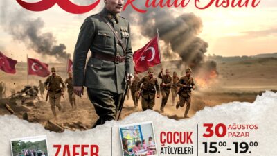 İzmit Belediyesi, 30 Ağustos Zafer Bayramı’nın 104’üncü yıl dönümünü Zafer