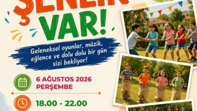 İzmit Belediyesi, "Köyde Şenlik Var" etkinliğini 6 Ağustos Perşembe günü