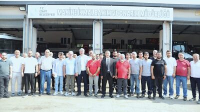 İzmit Belediyesi Başkan Vekili Lütfü Obuz ve Başkan Yardımcısı Hamil