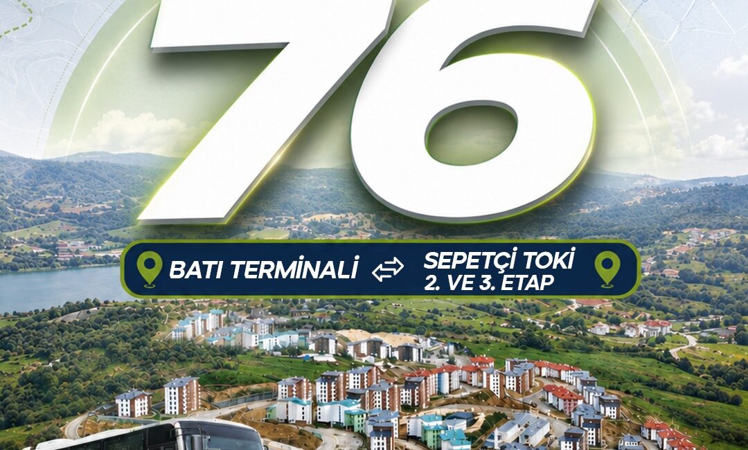 Kocaeli Büyükşehir Belediyesi, İzmit Sepetçi TOKİ Konutları’nın ulaşım ihtiyacını karşılamak