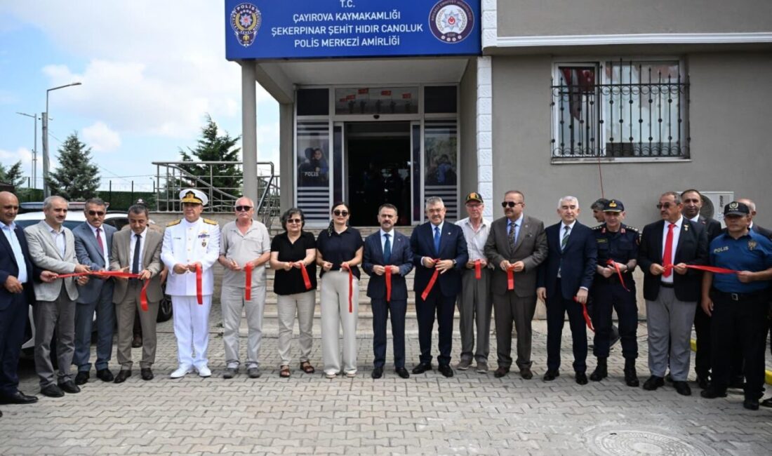 Çayırova’da yapımı tamamlanan Şekerpınar Şehit Hıdır Canoluk Polis Merkezi Amirliği