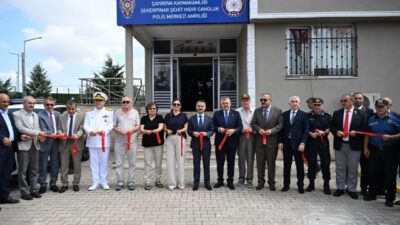 Çayırova’da yapımı tamamlanan Şekerpınar Şehit Hıdır Canoluk Polis Merkezi Amirliği